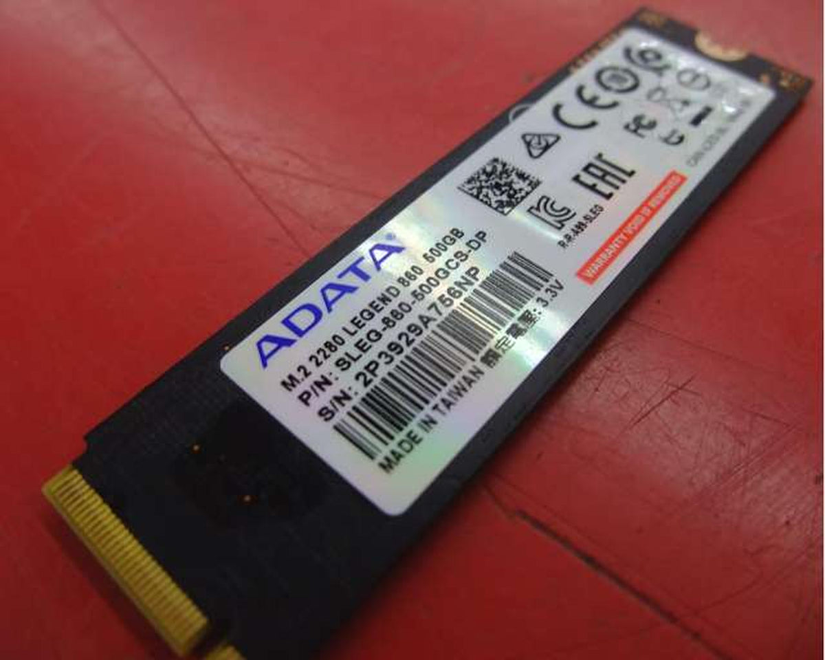 ADATA NVMe M.2 SSD LEGEND 860 SLEG-860-500GCS-DP - Banzai Thrifting | BanzaiHobby