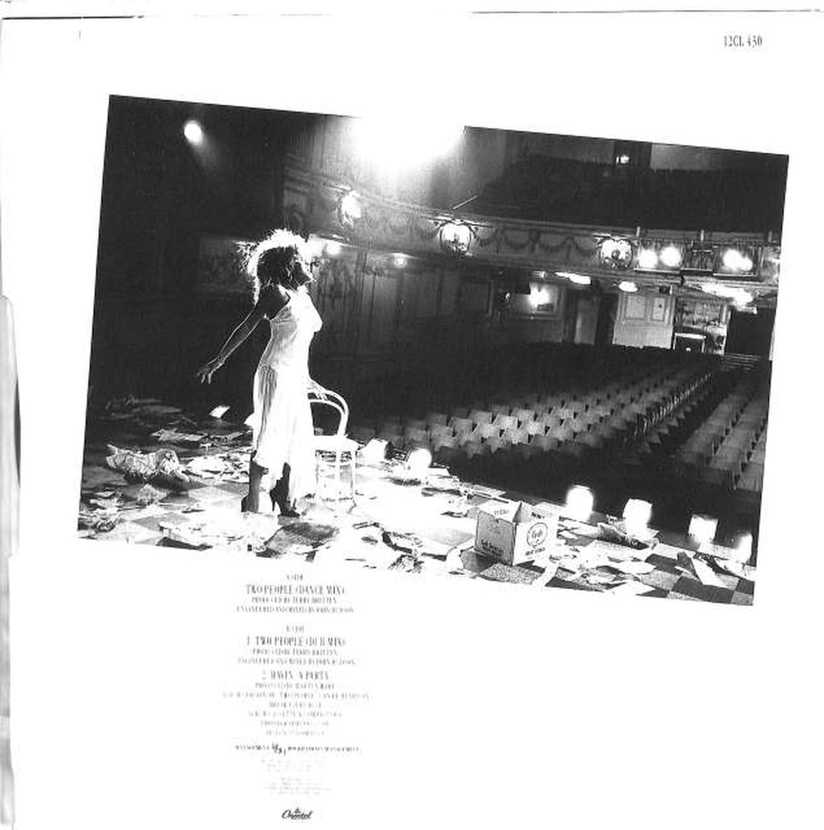 CAPITAL Tina Turner "TWO PEOPLE" 12CL430