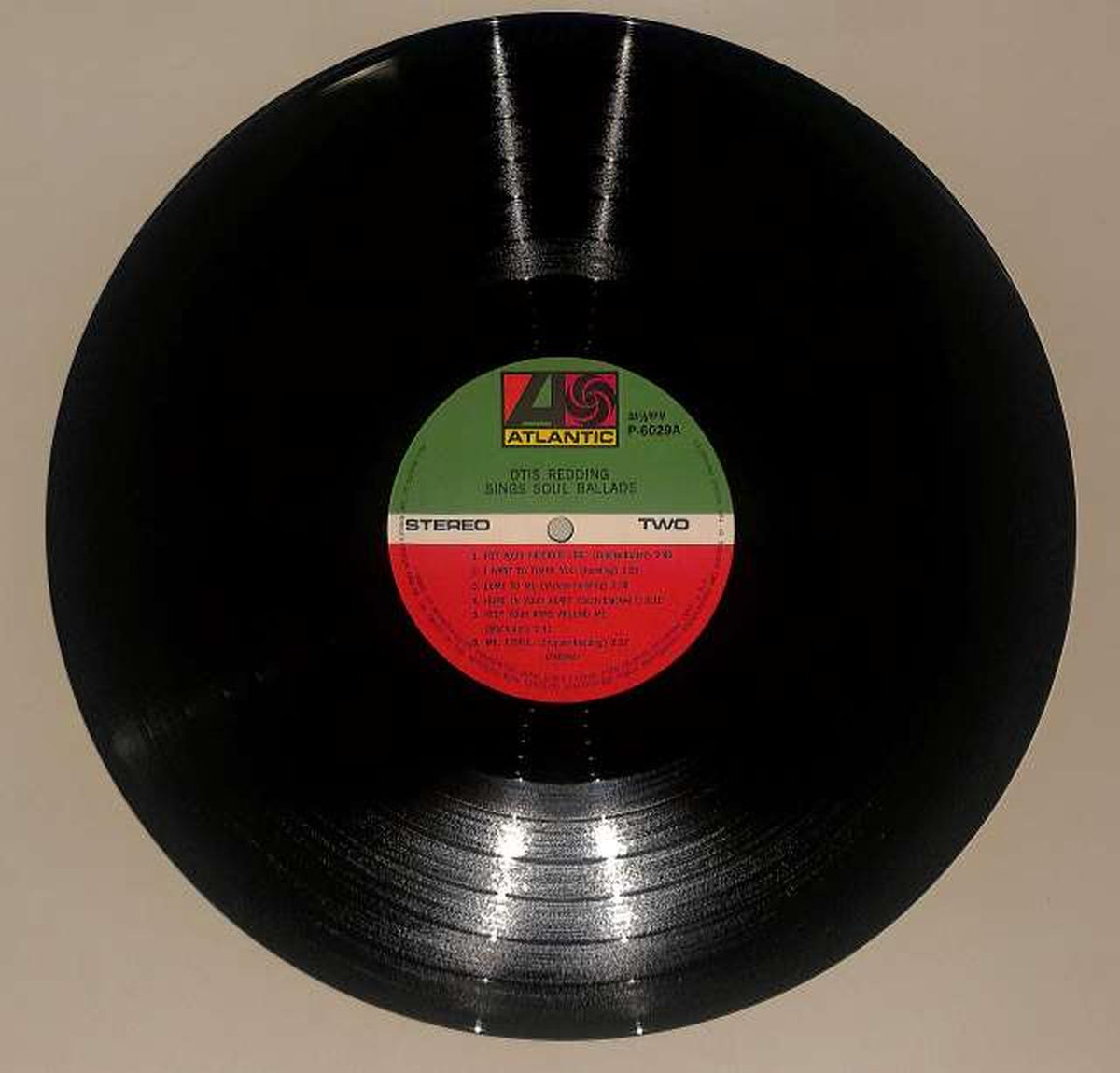 Warner Pioneer Otis Redding 'Soul Ballad' P-6029