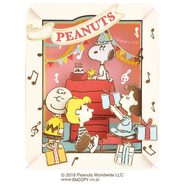 Ensky PT-138N Happy Birthday PEANUTS - Paper Theater - BanzaiHobby