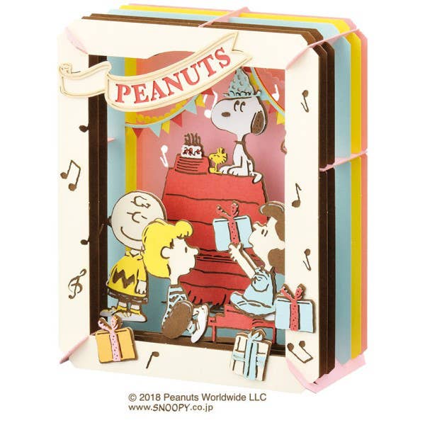 Ensky PT-138N Happy Birthday PEANUTS - Paper Theater - BanzaiHobby