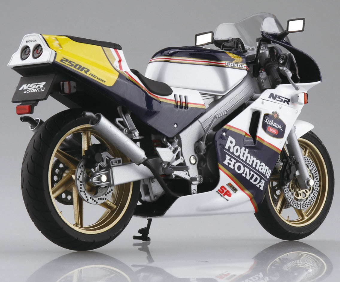 Aoshima 1/12 Honda NSR250R SP '88 Seychelles Night Blue/White - BanzaiHobby