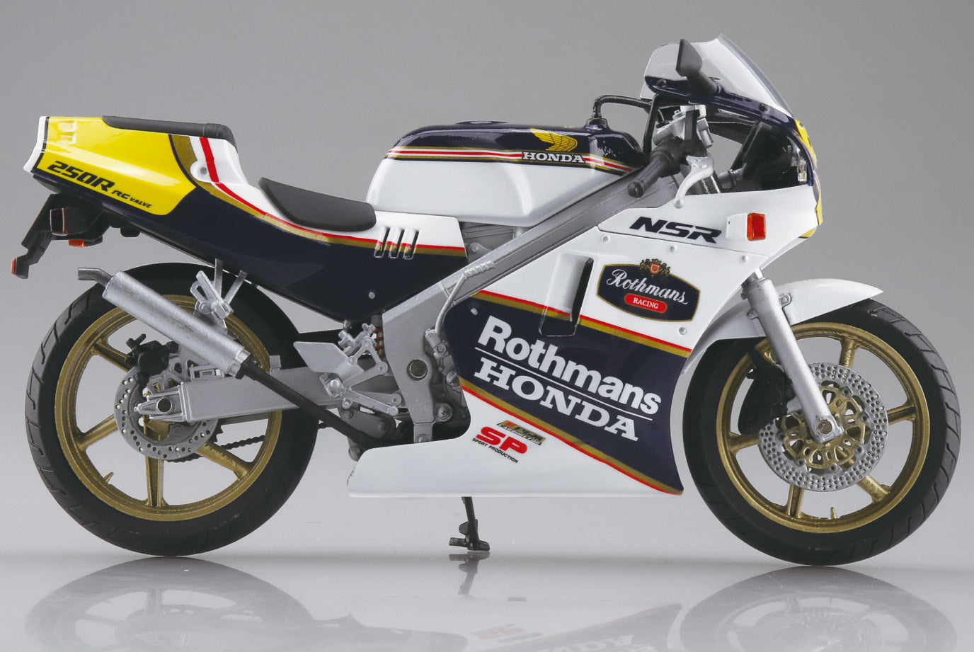 Aoshima 1/12 Honda NSR250R SP '88 Seychelles Night Blue/White - BanzaiHobby