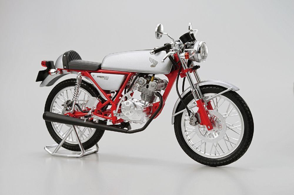 Aoshima 1/12 The Bike No. 66 Honda AC15 Dream 50 1997 Custom - BanzaiHobby