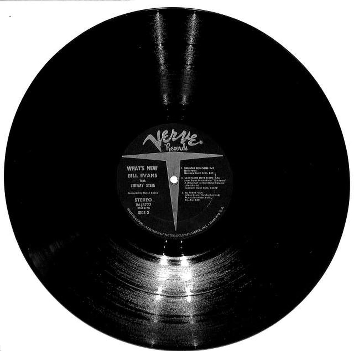 Nippon Gramophone (Verve Records) Bill Evans "What's New" V6-8777 (USA)