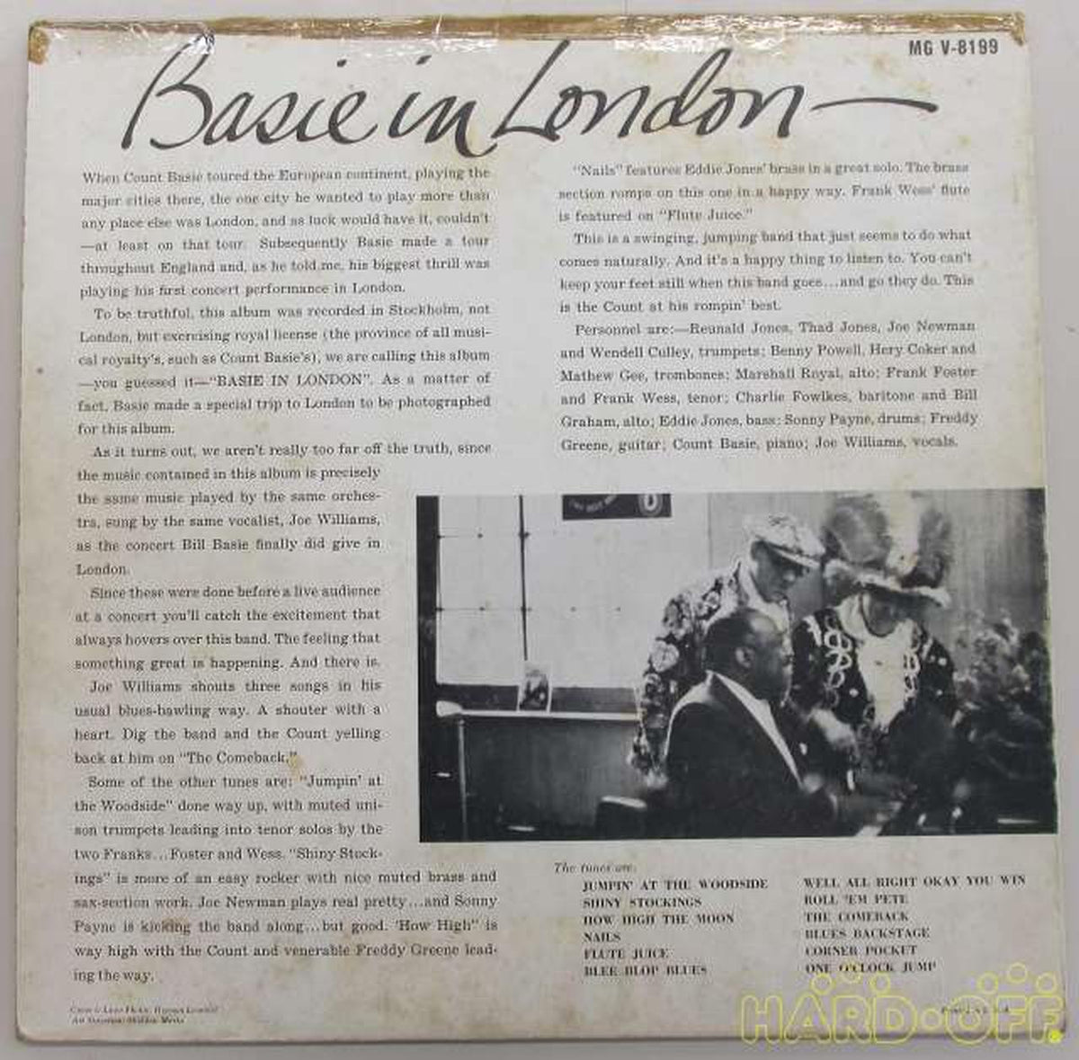 VERVE JAZZ/fusion COUNT BASIE ORCHESTRA