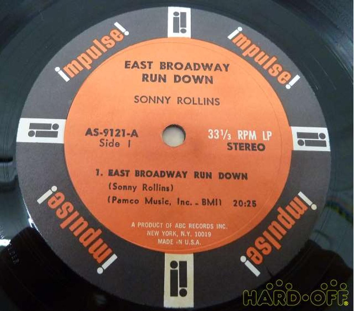 KING RECORD Sony Rollins / East Broadway Sony Rollins / East Broadway