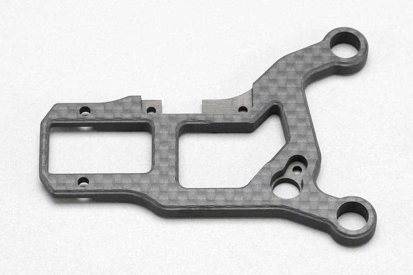 Yokomo B12-008FL Graphite Lightweight front lower suspension arm (left) +0.5mm for BD12/11 - BanzaiHobby