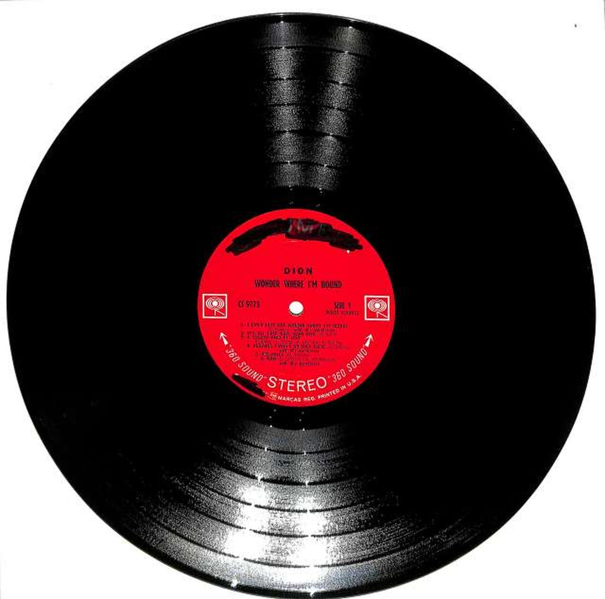 CBS Dion "WONDER WHERE I'M BOUND" CS9773