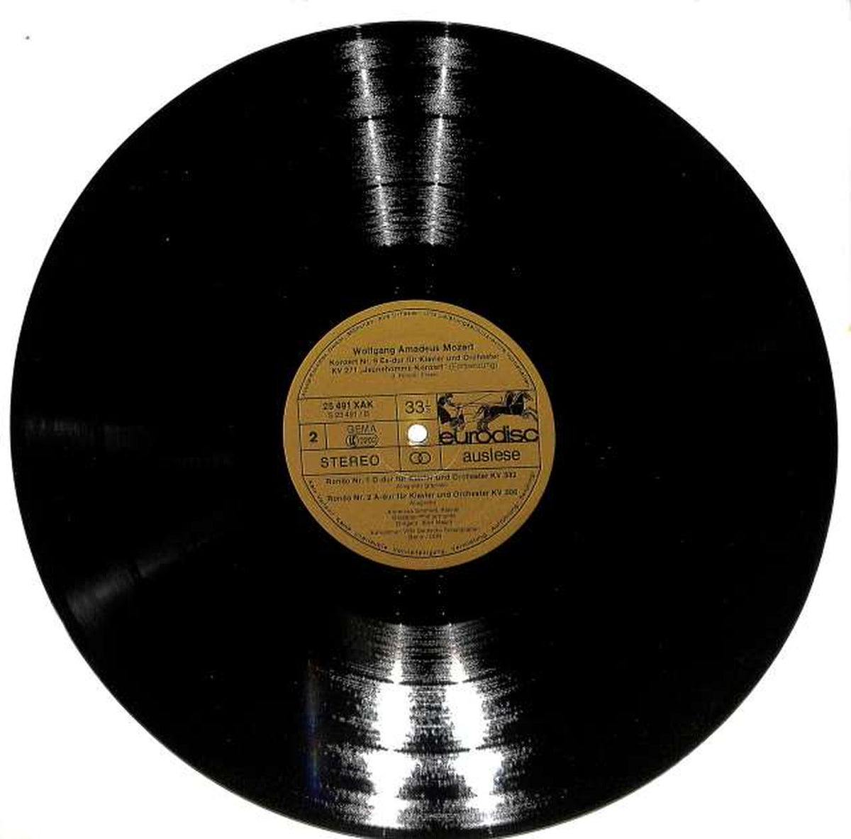 Eurodisk (imported, Germany) Mozart Piano Concerto Collection 7 Annerose Schmidt 25491XAK
