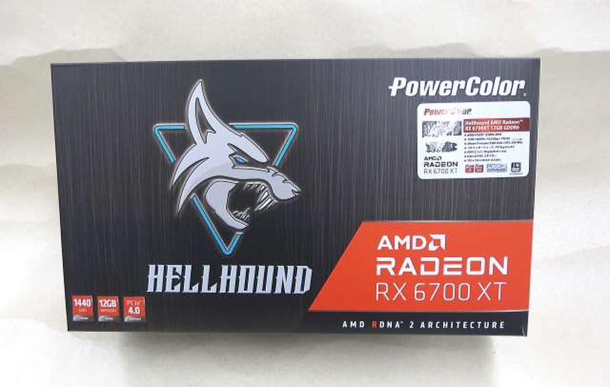 POWER COLOR PCI-EXPRESS Bus Compatible RADEON Graphics RADEON RX6700 XT 12GB DDR6-3DHL