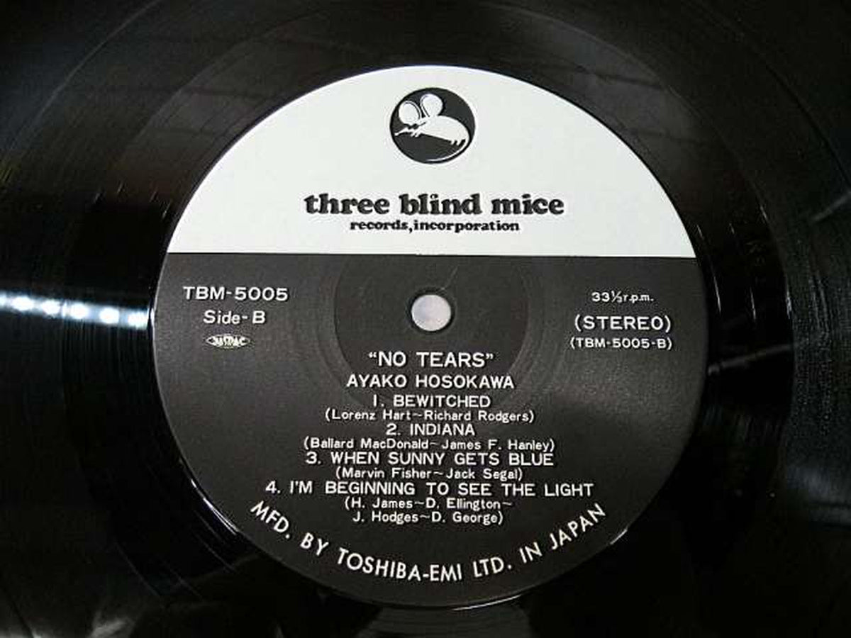 THREE BLIND MICE Japanese Music NO TEARS/TBM-5005