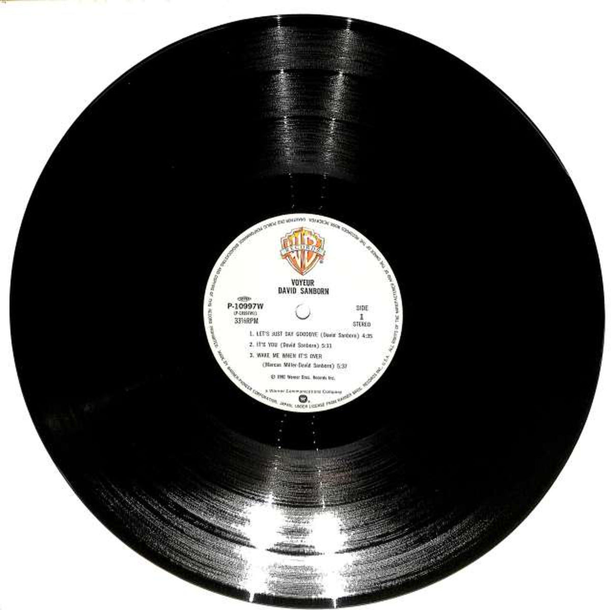 Warner Pioneer David Sanborn 'Succubus' P-10997W