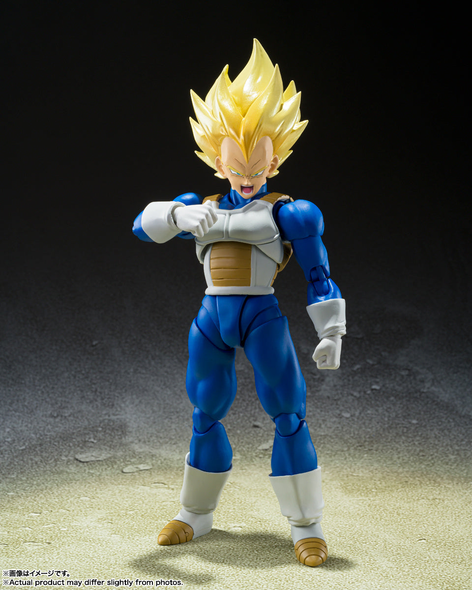 Bandai SHF Super Saiyan Vegeta Awakens the Super Saiyan Blood - BanzaiHobby
