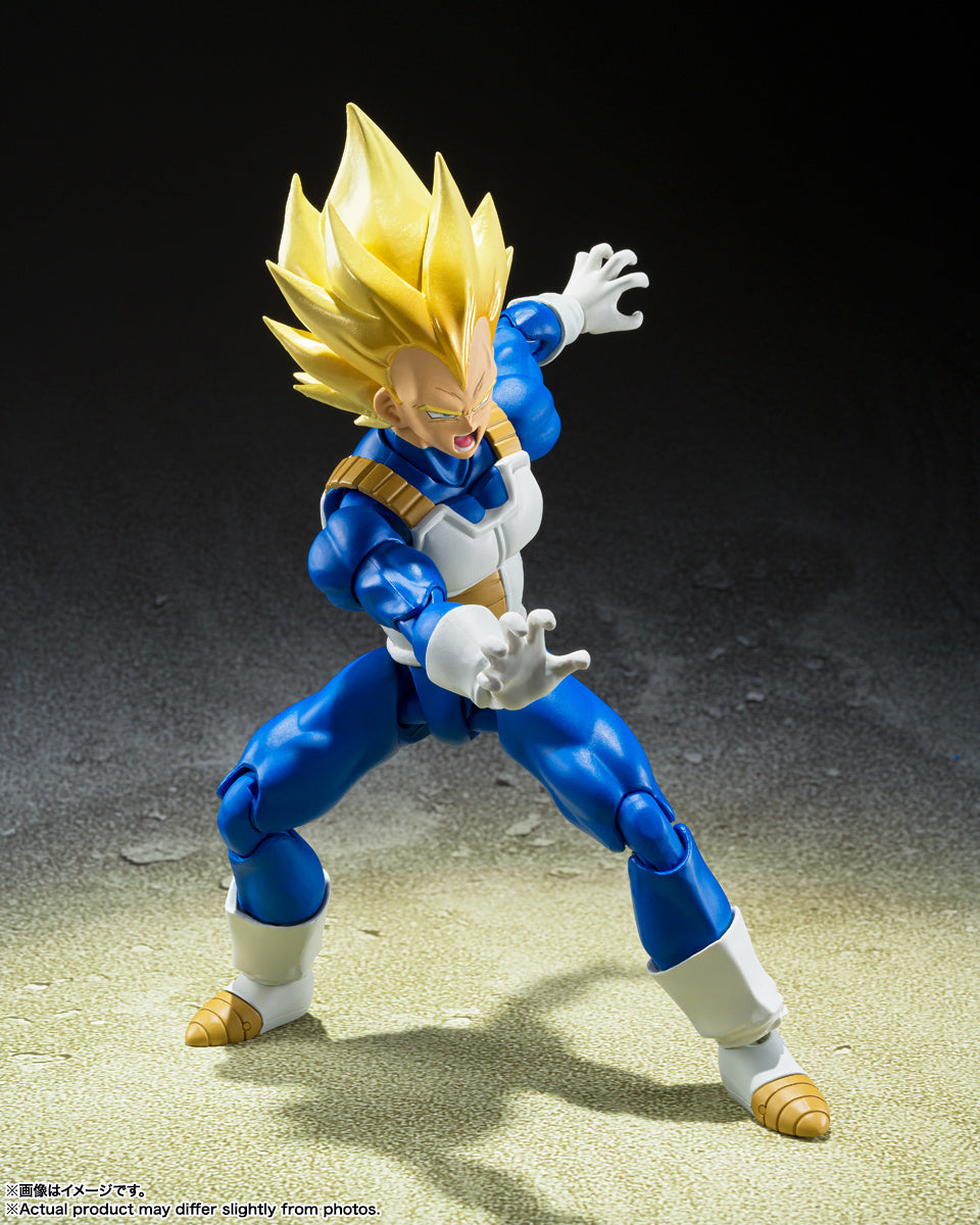 Bandai SHF Super Saiyan Vegeta Awakens the Super Saiyan Blood - BanzaiHobby