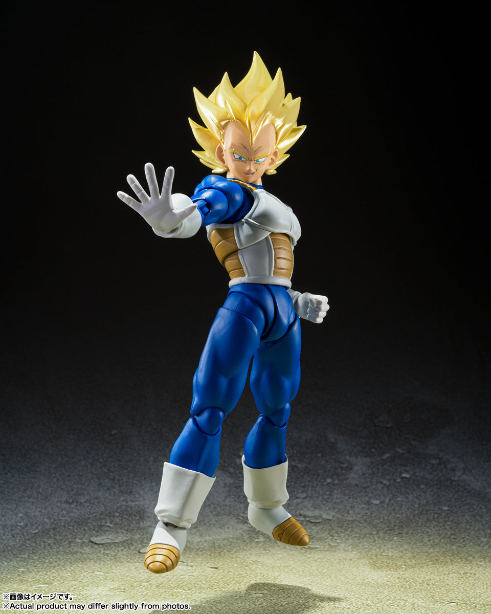 Bandai SHF Super Saiyan Vegeta Awakens the Super Saiyan Blood - BanzaiHobby