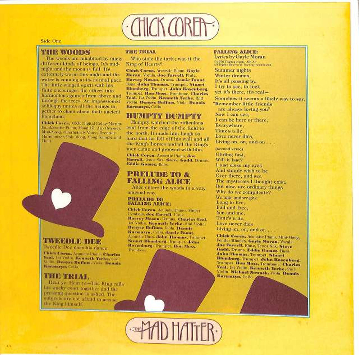 Polydor Chick Corea's "Mad Hatter" MPF1150