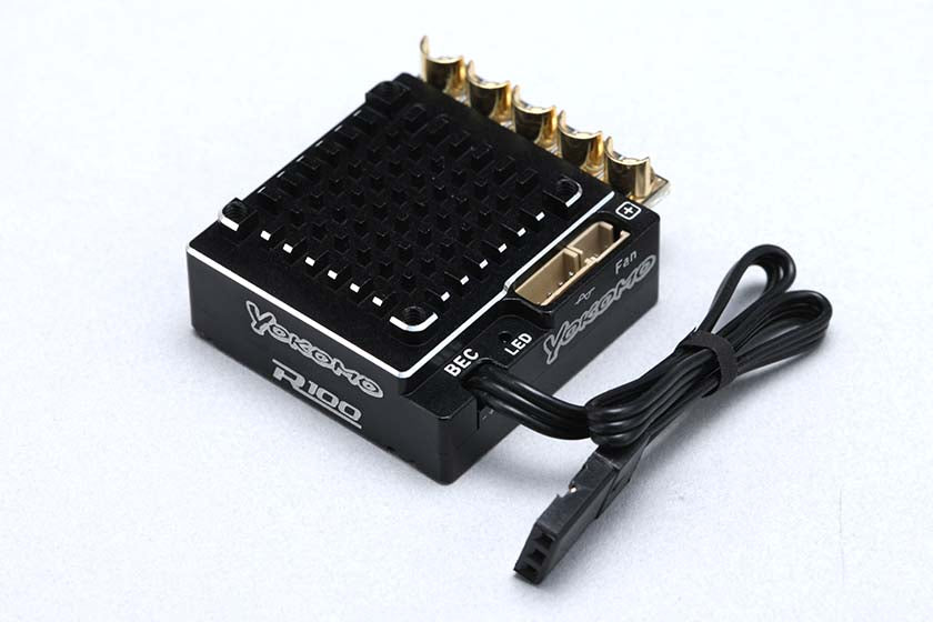 Yokomo BL-R100SA BL-R100 Brushless speed controller w/ 100cm connector - BanzaiHobby
