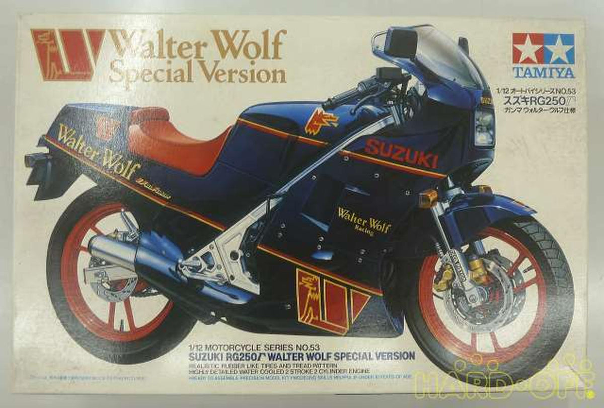 Tamiya 1/12 Scale Kit Suzuki RG250 (Gamma) Walter Wolf Edition - Banzai Thrifting | BanzaiHobby