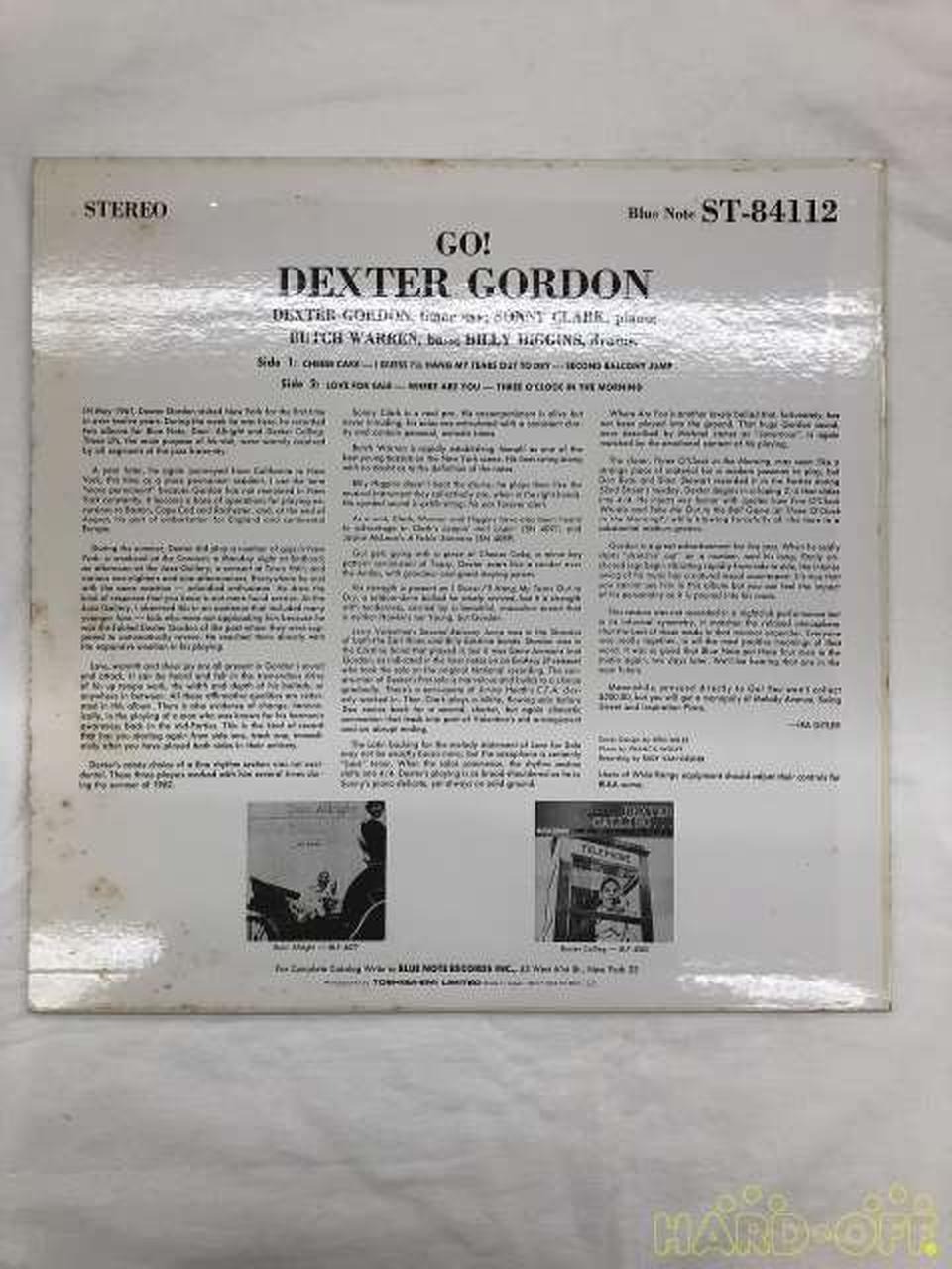 Toshiba EMI Dexter Gordon/Go BST 84112