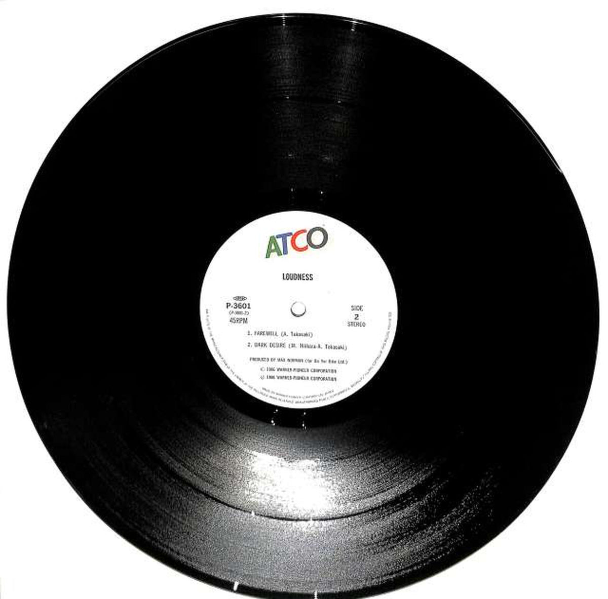 Warner Pioneer Loudness 'Let It Go' P-3601