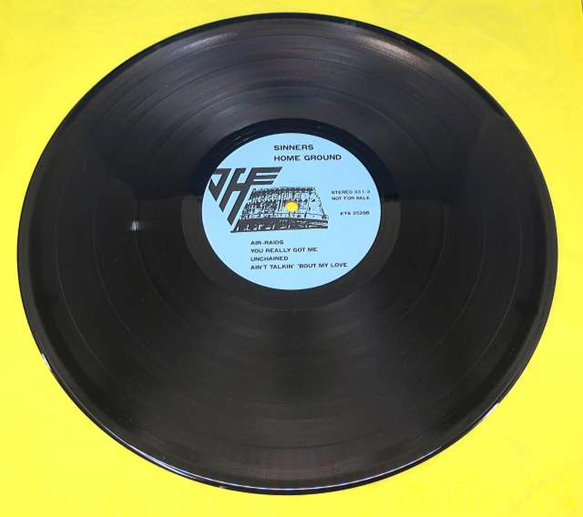 NOT ON LABEL LP record HOME GROUND/VAN HALEN