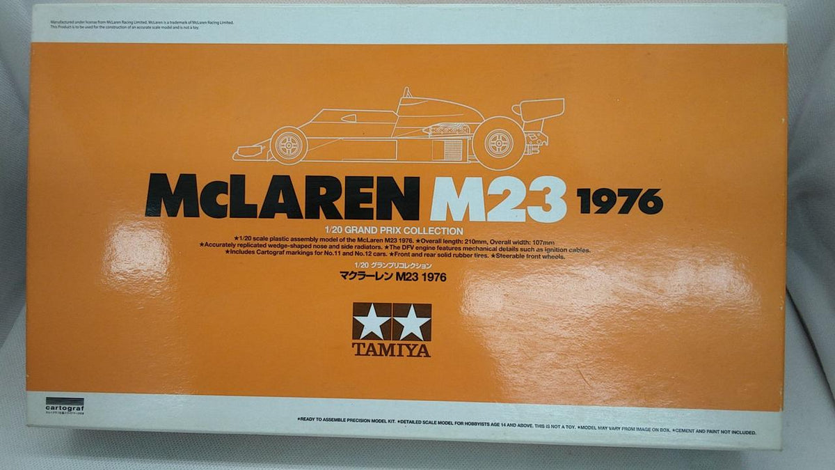 TAMIYA 1/20 McLaren M23 1976 MCLAREN M23 1976 - Banzai Thrifting | BanzaiHobby