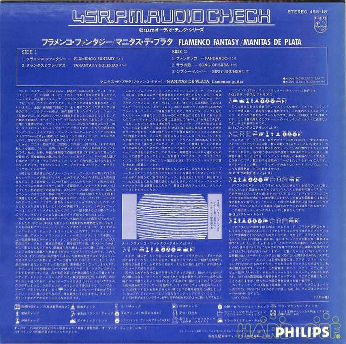 Nippon Phonogram Manitas de Plata 'Flamenco Fantasy' 45S-18