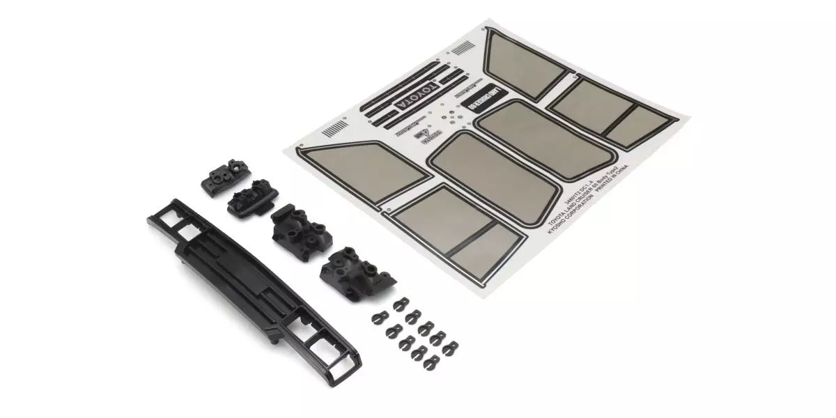 Kyosho CLB002-01BK Toyota Land Cruiser 60 Body Type 2 Grille Set