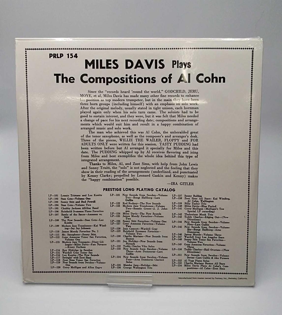 PRESTAGE ★ Unopened ★ Miles Davis PRLP154