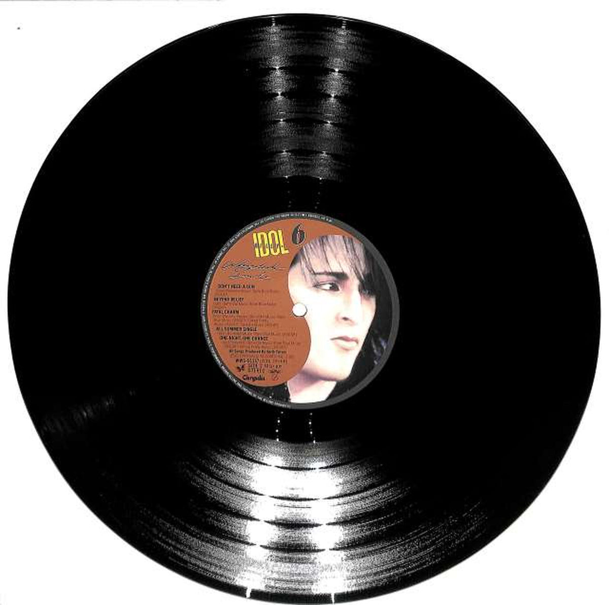 Toshiba EMI Billy Idol 'Whiplash Smile' WWS-91157