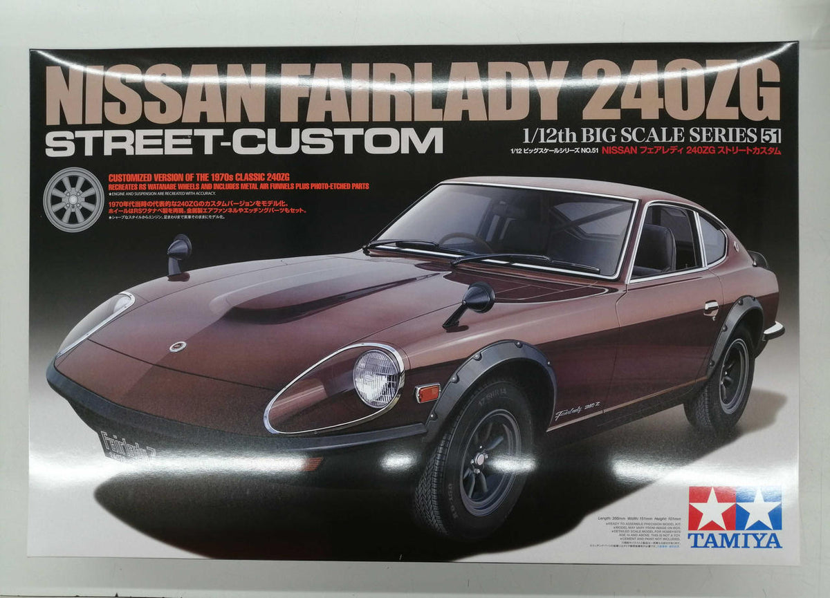 TAMIYA 1/12 Fairlady 240ZG - Banzai Thrifting | BanzaiHobby