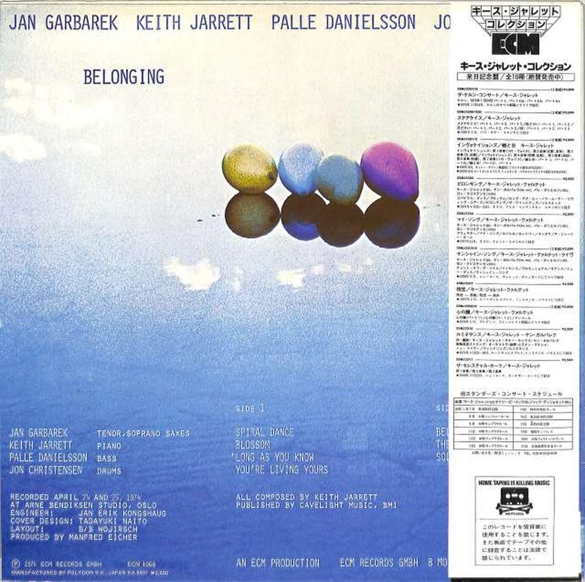 Polydor Keith Jarrett Quartet "Belonging" 25MJ3303