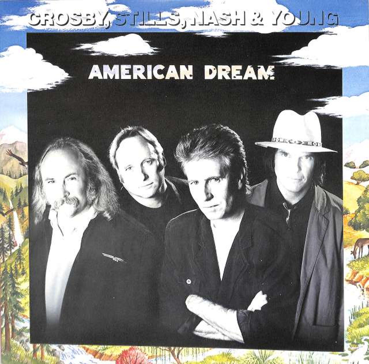 Warner Pioneer Crosby Stills Nash & Young "American Dory 23P1-2296"
