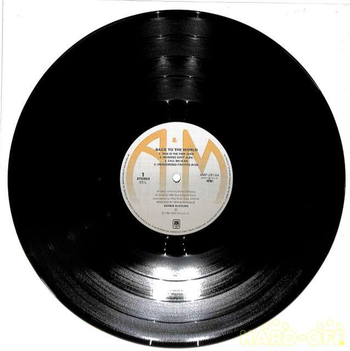 Warner Pioneer Dennis de Young "Back to the World" AMP-28144