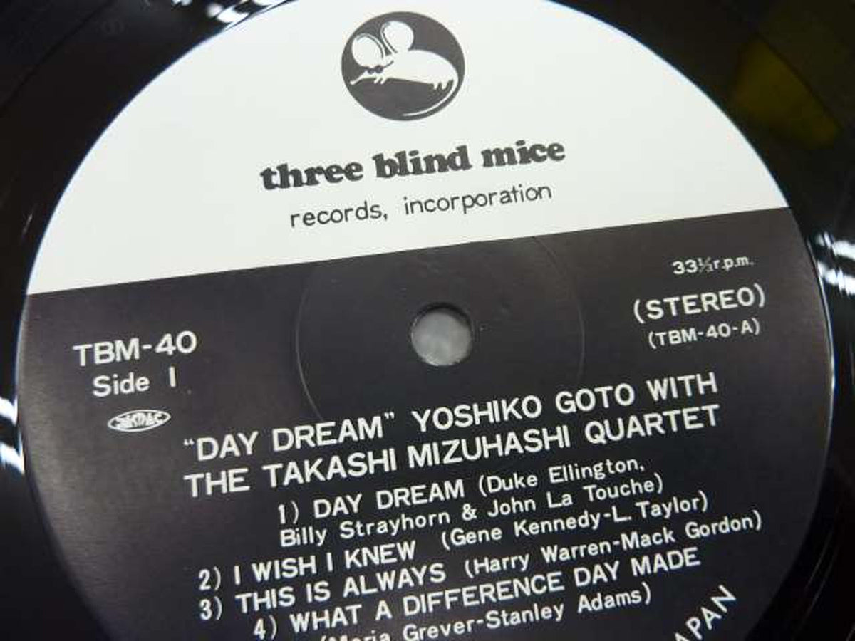 THREE BLIND MICE JAZZ/fusion Yoshiko Goto with Takashi Mizuhashi Quartet