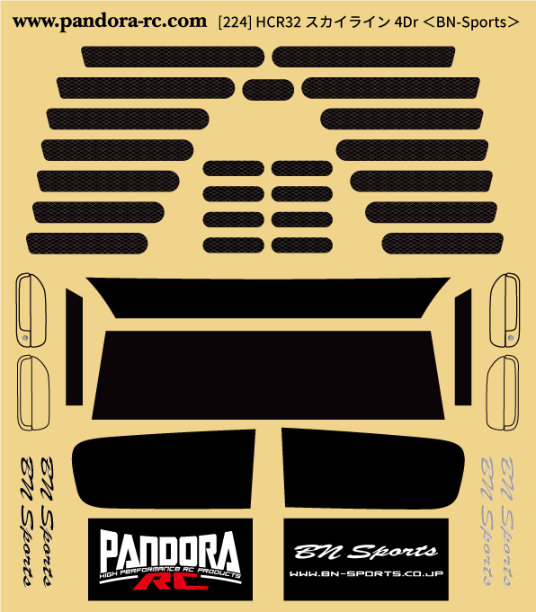 Pandora RC PAB-3224 HCR32 Skyline 4Dr | BN-Sports Official - BanzaiHobby