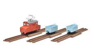 Narrow Gauge 80 Akasaka Mine Ore Transport Train (DEKI 1/HO 1) 3 Cars Set