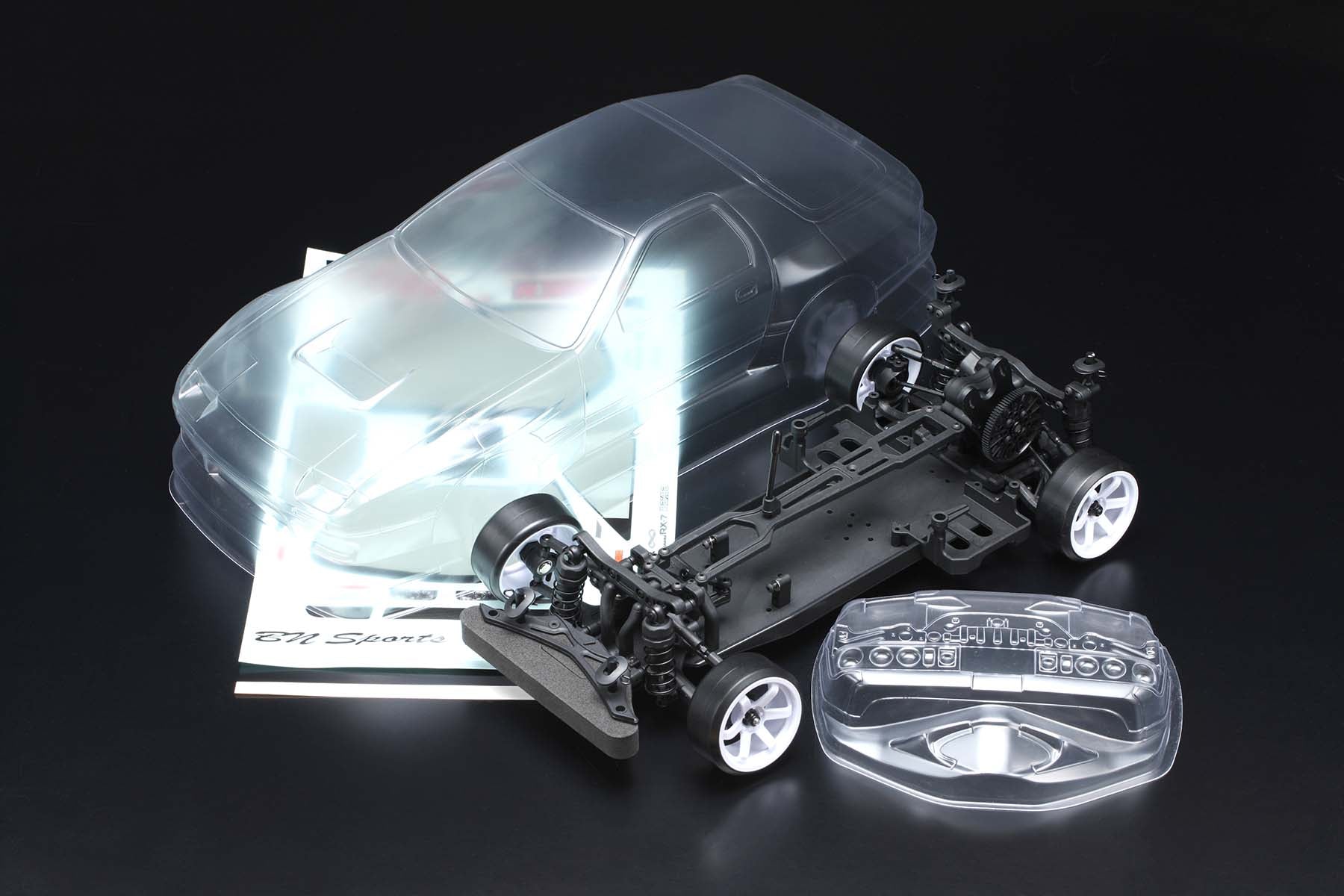 (PO AUG 2026) Yokomo DP-FCBN Drift Package 2WD BN Sports Mazda FC RX-7 Body Kit - Yokomo Banzai Hobby