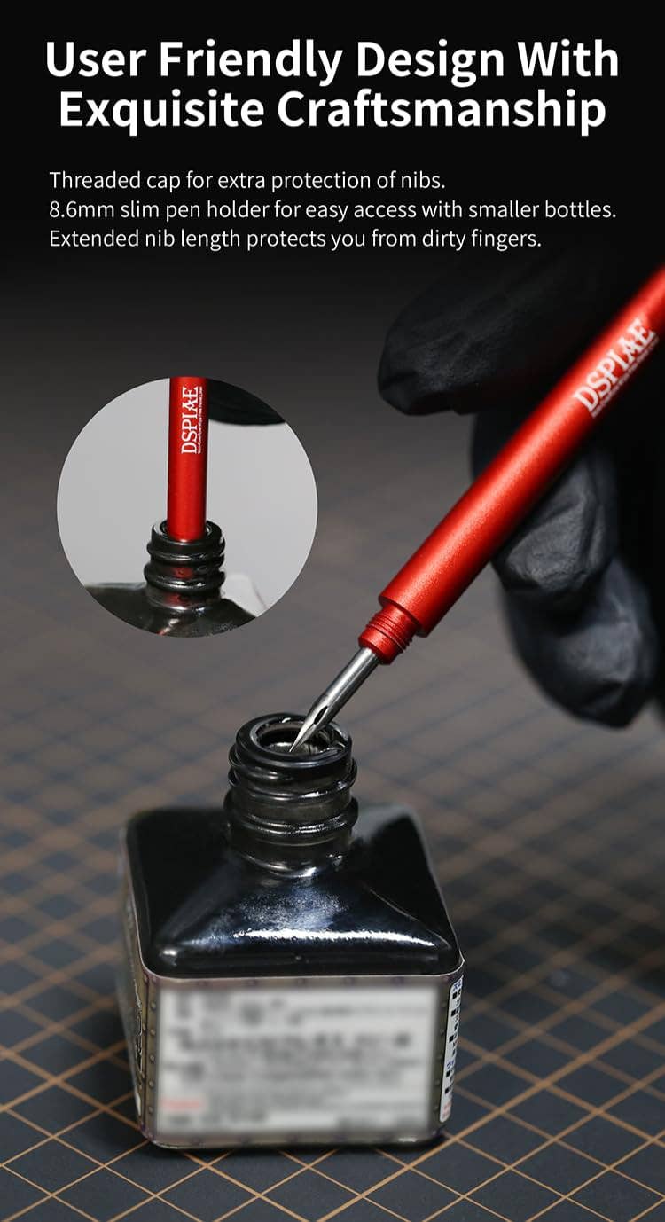 Plamokojo AT-PL Aluminum Fountain Pen for Inking