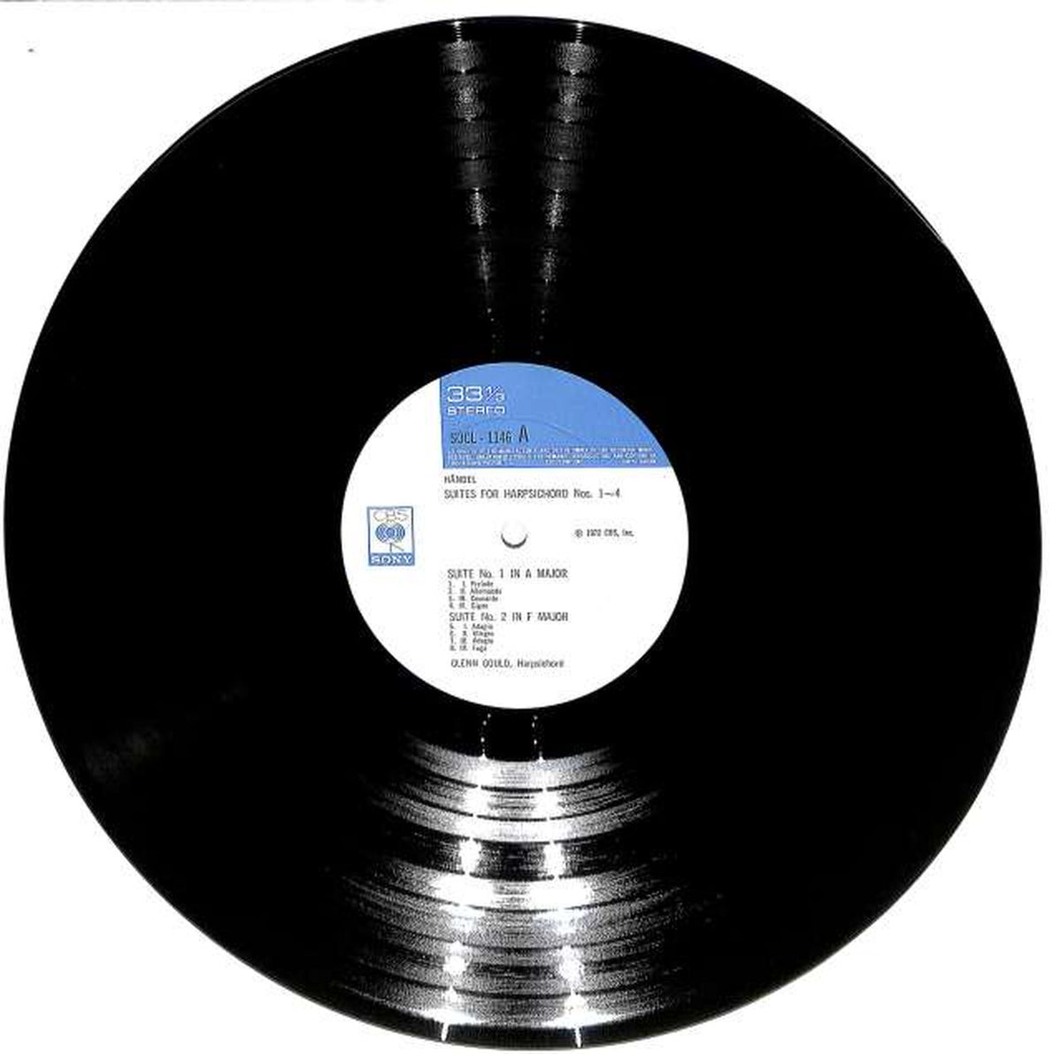 CBS Sony Handel Suite Gould SOCL-146