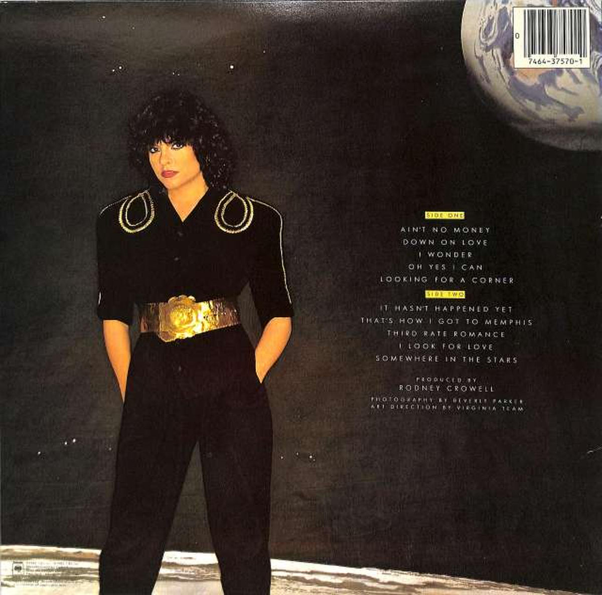 COLUMBIA Rosanne Cash "SOMEWHERE IN THE ST FC37570