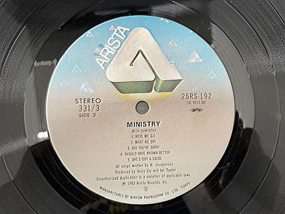 ARISTA MINISTRY WITH SYMPATHY MINISTRY WITH SYMPATHY