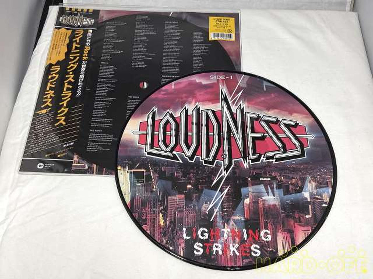 WARNER MUSIC Picture Record WPJL-10104 Lightning Strikes/Loudness