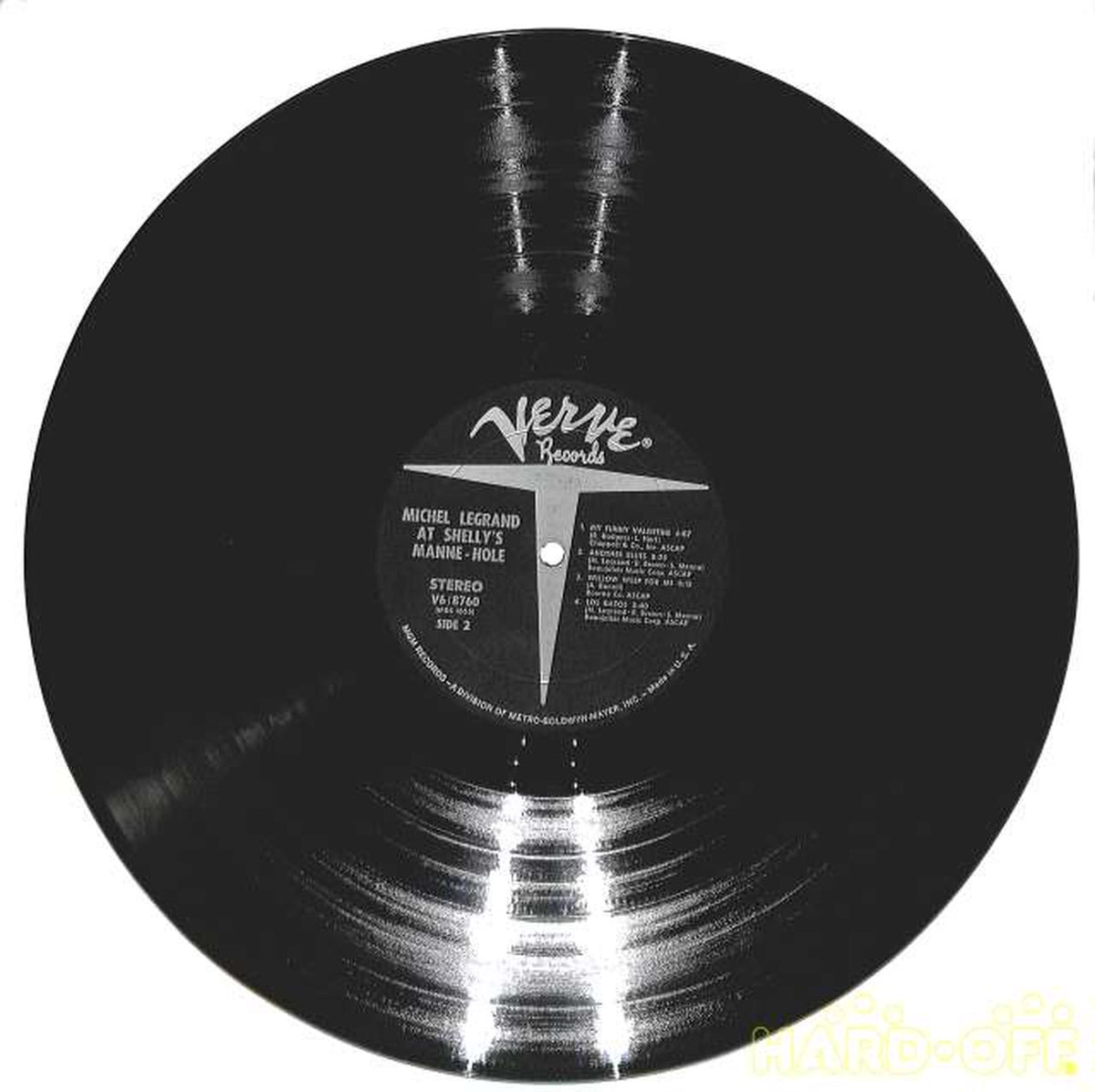Nippon Gramophone (Verve, imported, USA) Michel Legrand "Shelly's Manhole~" V6-8760