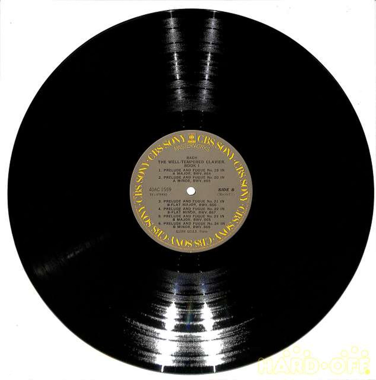 CBS Sony Bach Well-Tempered Clavier Collection Vol. 1 Gould 40AC-1558~9 2LP