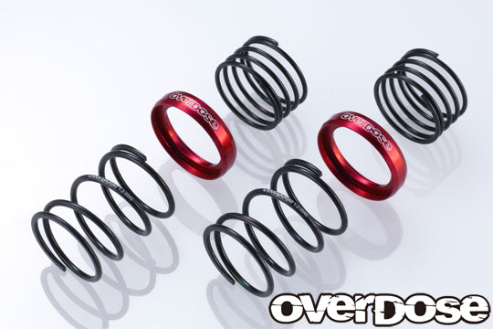OVERDOSE OD3828 High Performance Twin Spring 1.2-2045 Red - BanzaiHobby