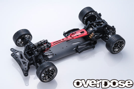 OVERDOSE OD3818 Alumi Upper Chassis Set (Galm/RED) - BanzaiHobby
