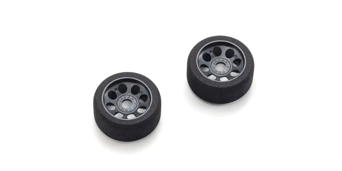 Kyosho EFTH001BK Pre-Shaped Front Tire H38 (2pcs/BLACK/PHANTOM EP) - BanzaiHobby