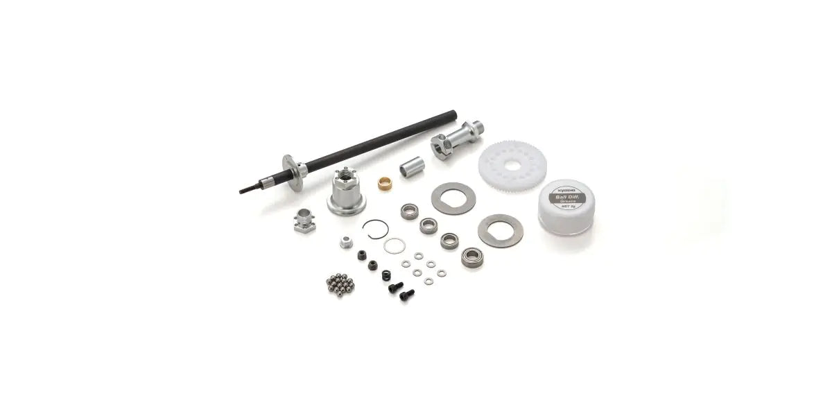 Kyosho EFW007S 6mm ball differential set (carbon shaft/silver/phantom EP/P) - BanzaiHobby